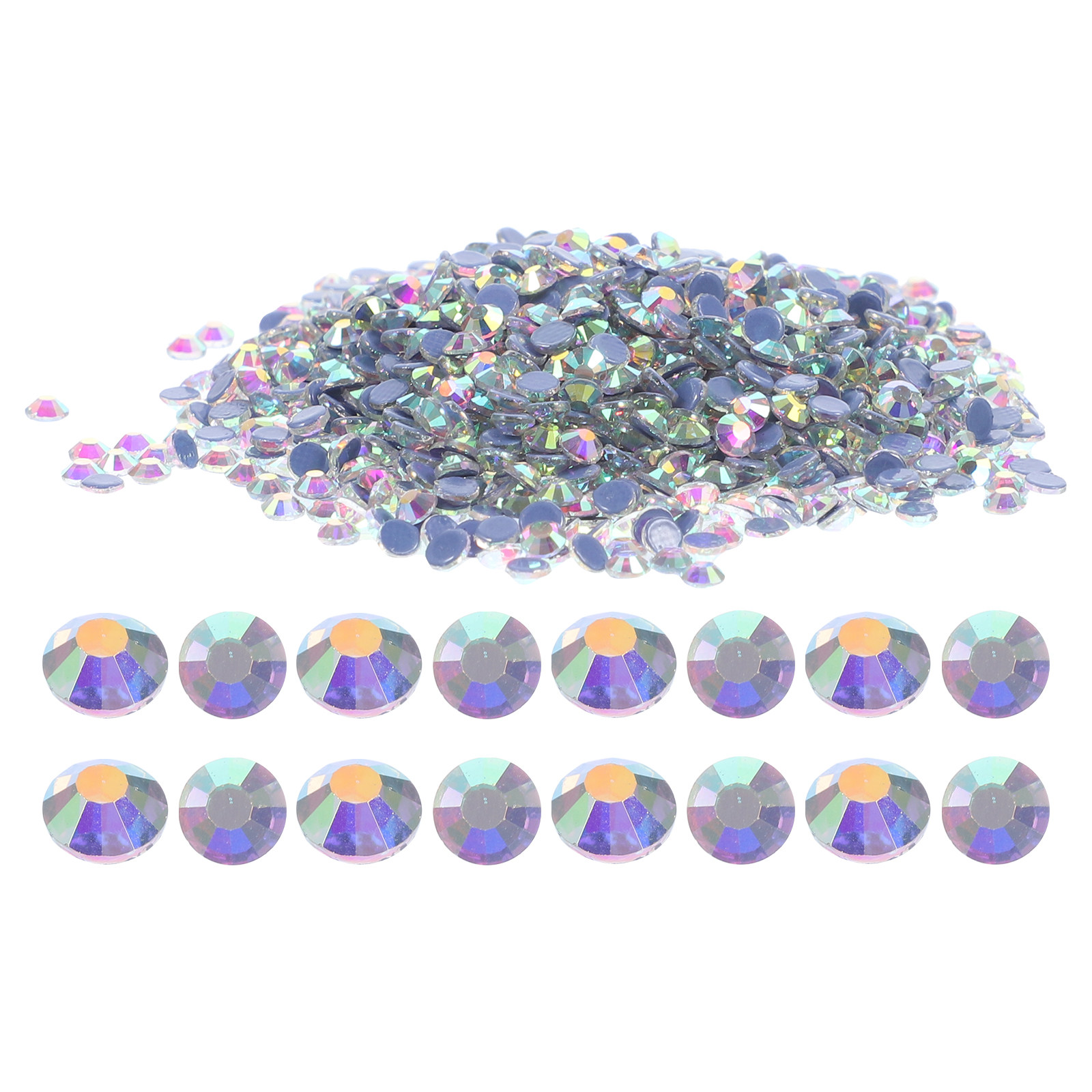 Embellishment Glue Craft - 2880 stuks Hot Fix strass steentjes,