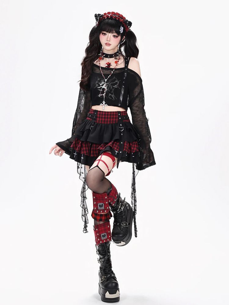 Y2K Punk Gothic Kawaii 3-delig - Elastic Lace Trim recensie en prijs