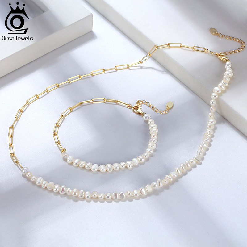 ORSA JUWELEN Halve parelkettin - Pearl Trim Chain recensie en prijs