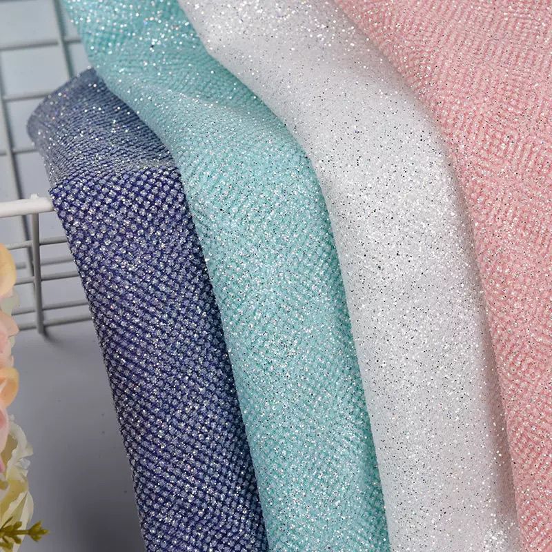 Glitter Sequin Mesh-stof voor  - Crystal Mesh Fabric recensie en prijs
