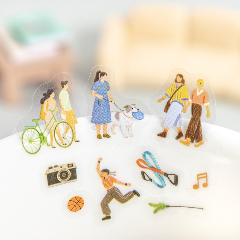 JIANQI 45mm*2m PET Mini karakt - Embellishments For Scrapbooking recensie en prijs