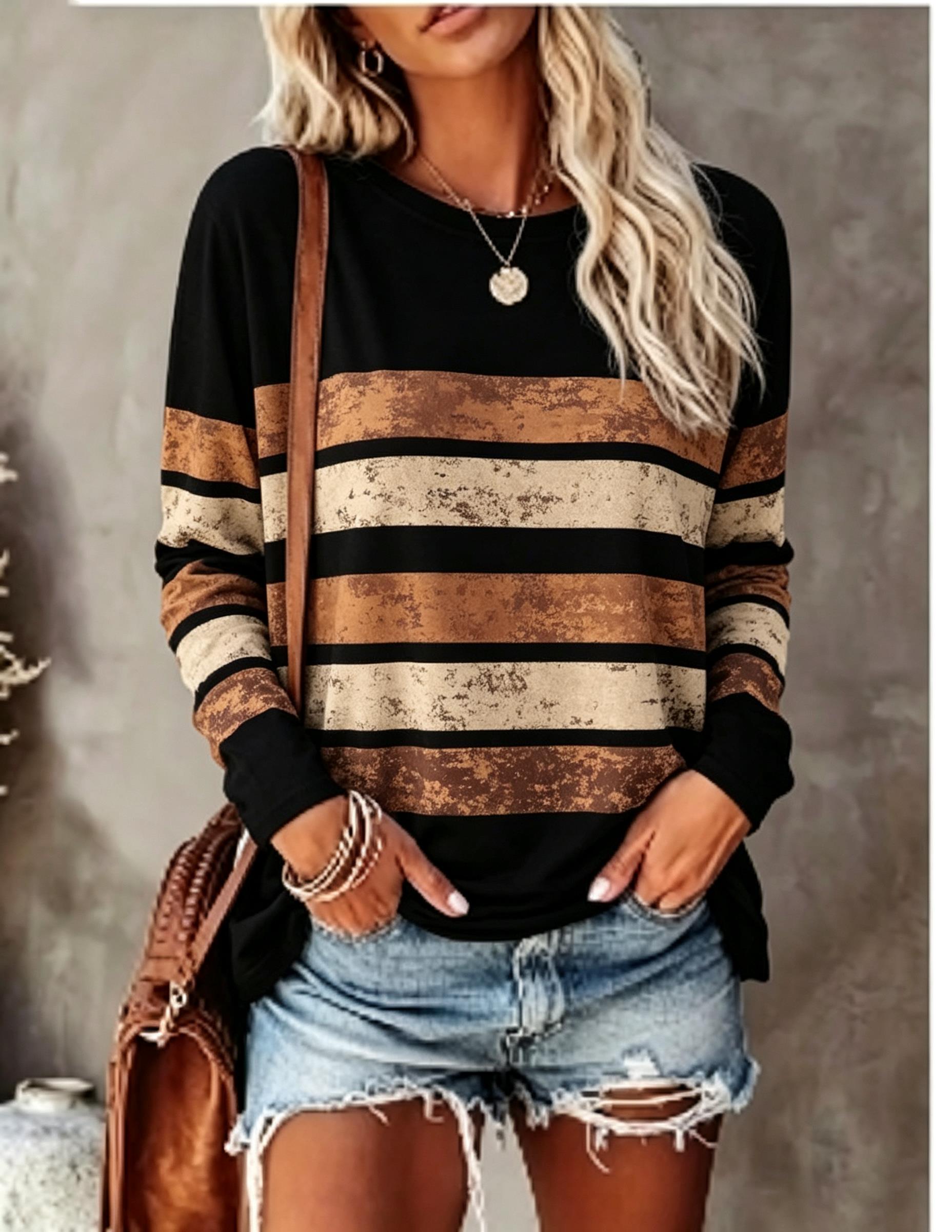 Dames T-shirt met lange mouwen - Embellish Knit recensie en prijs