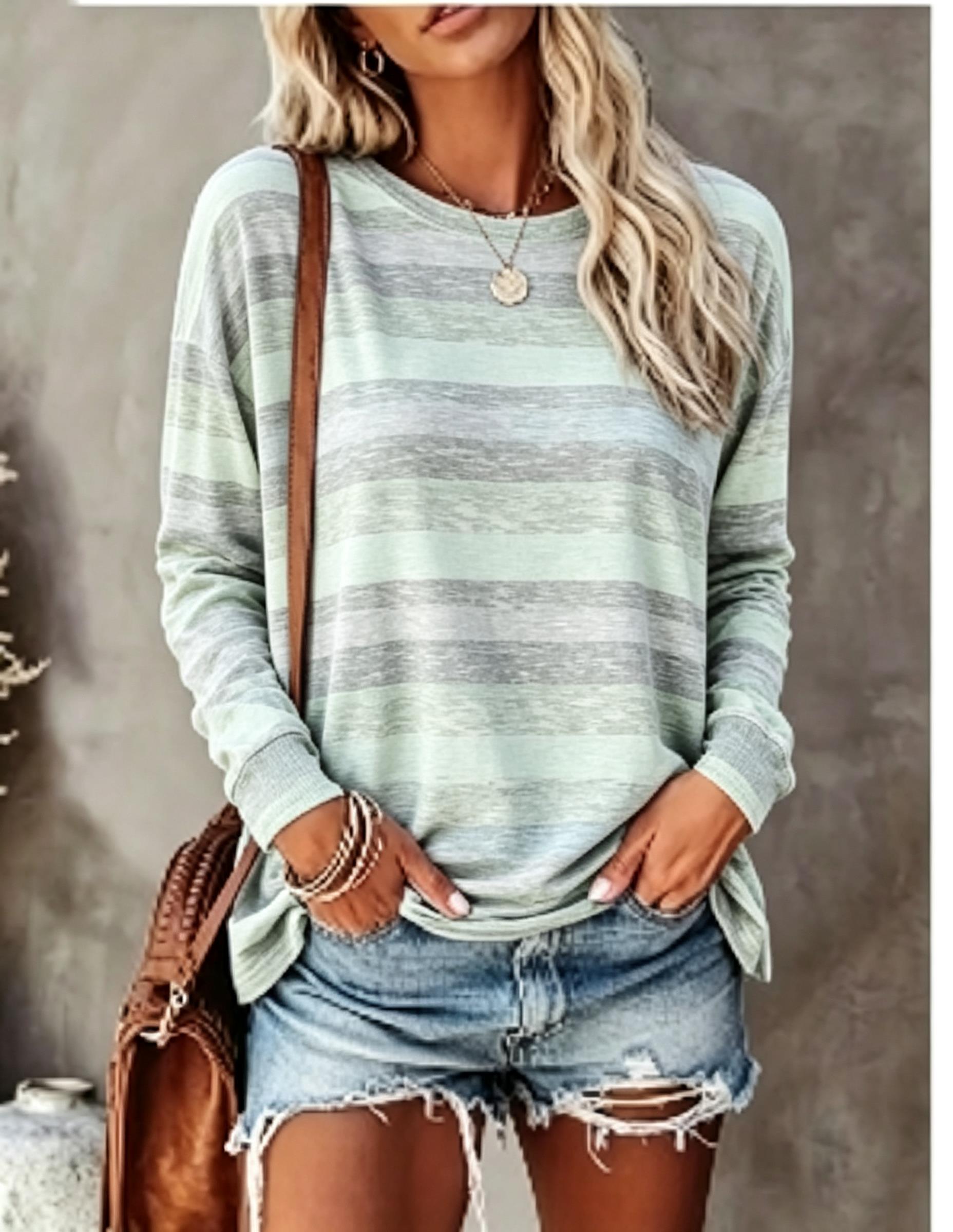 Dames T-shirt met lange mouwen - Embellish Knit recensie en prijs