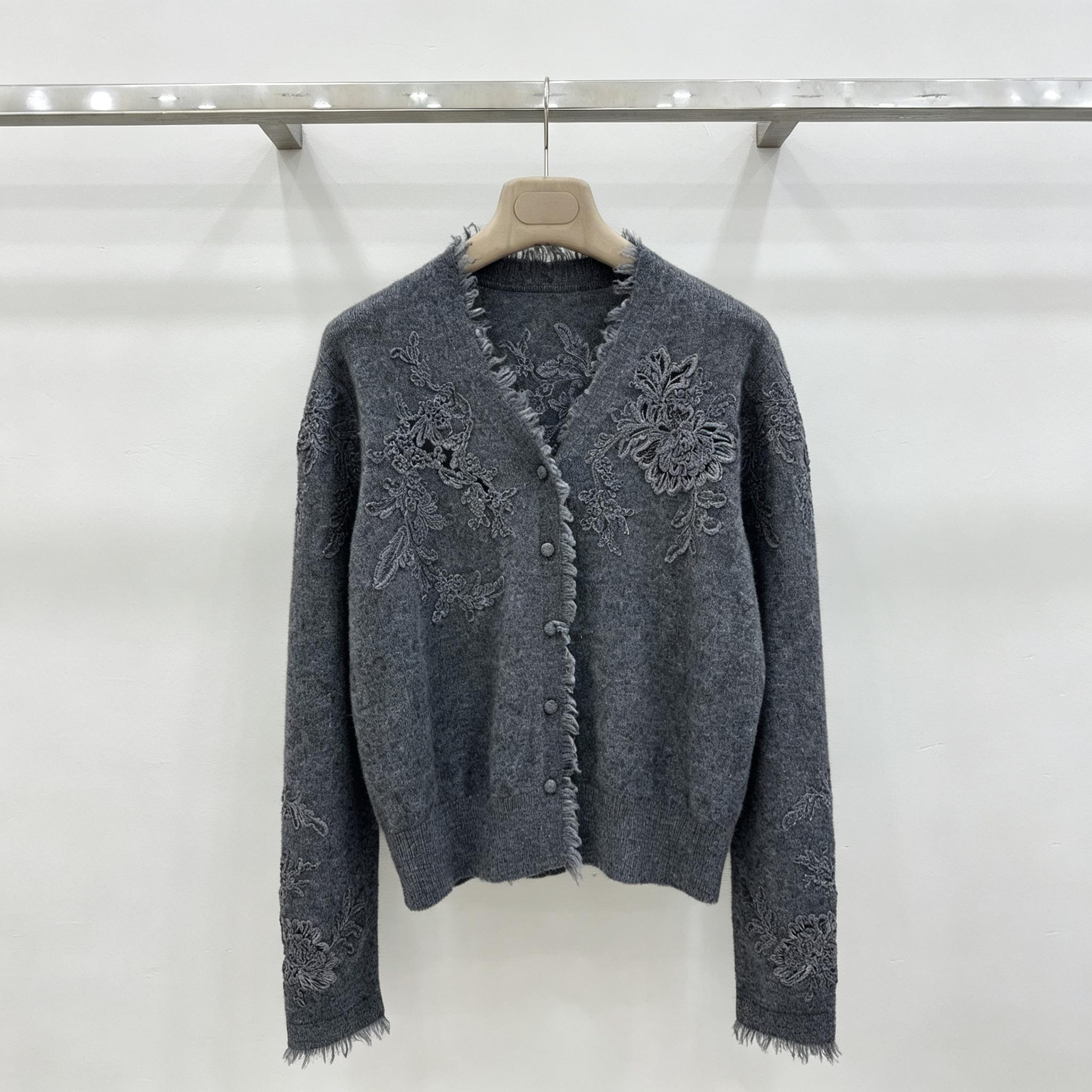 Dames V-hals gebreid vest met  - Tassel Fringe Trim recensie en prijs