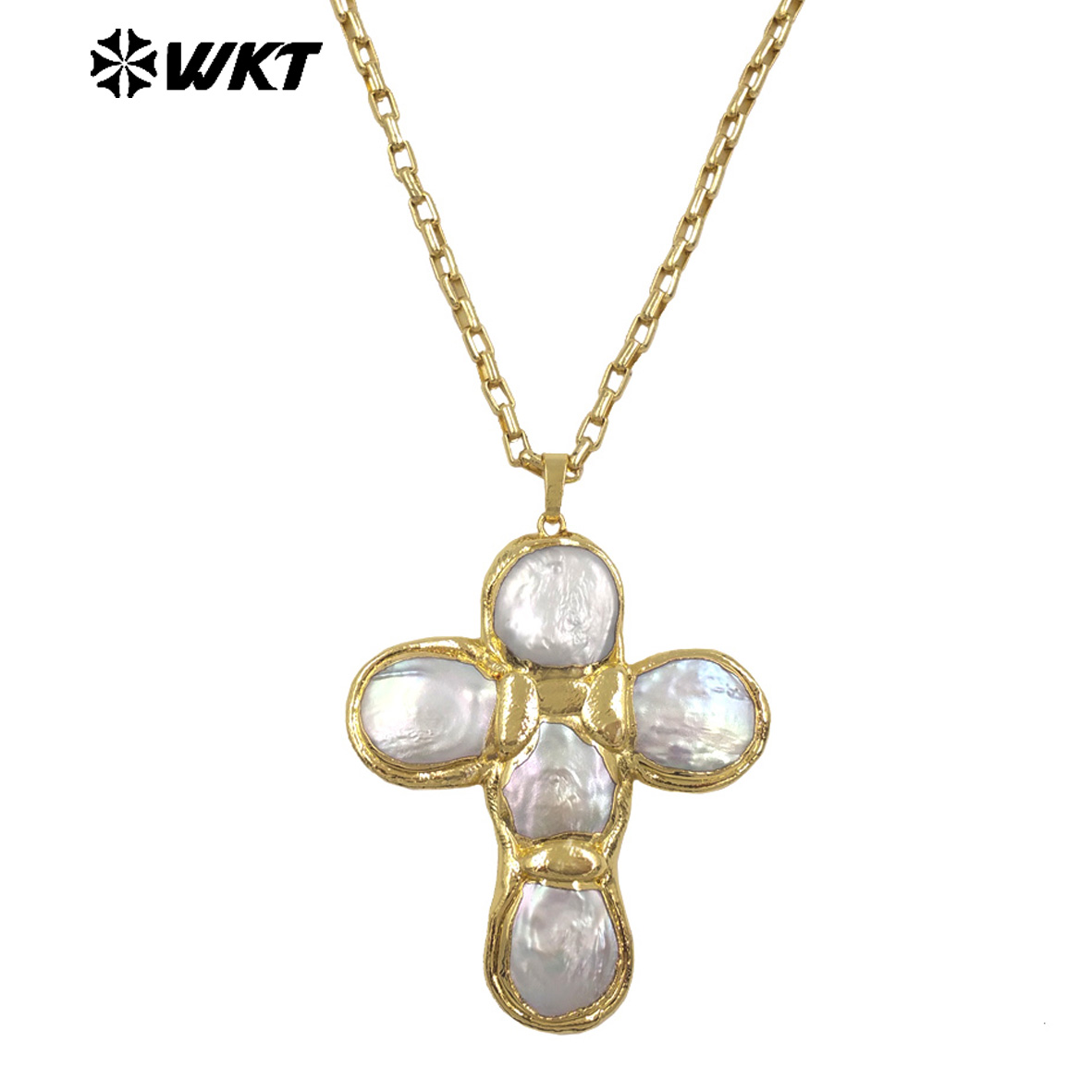 WT-JN349 Nieuwste ontwerp natu - Pearl Trim Chain recensie en prijs