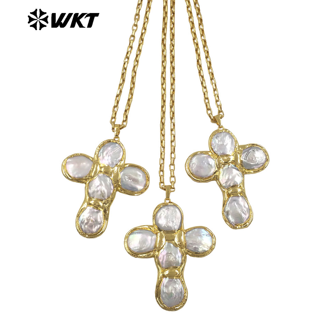 WT-JN349 Nieuwste ontwerp natu - Pearl Trim Chain recensie en prijs