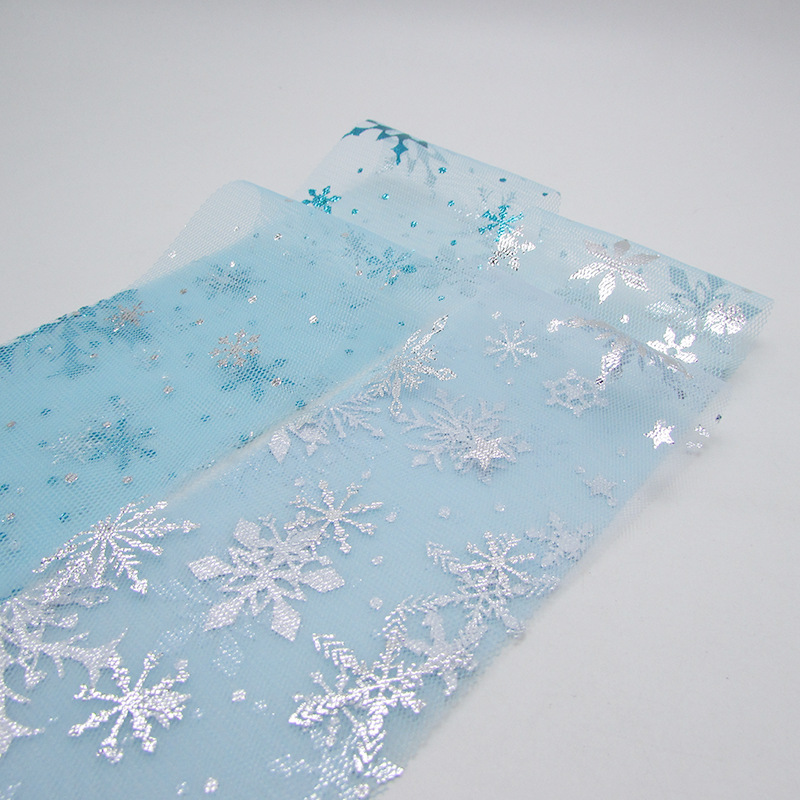 6 Cm * 25yds Organza Sneeuw Bl - Organza Ribbon Spool recensie en prijs