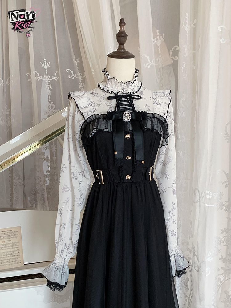 Franse vintage lolita-jurk voo - Elastic Lace Trim recensie en prijs