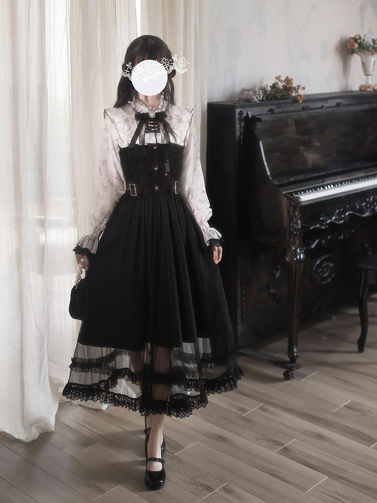 Franse vintage lolita-jurk voo - Elastic Lace Trim recensie en prijs