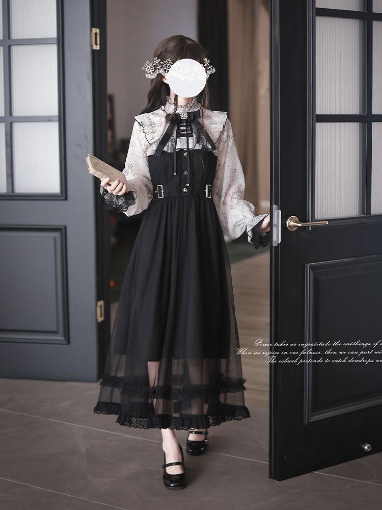 Franse vintage lolita-jurk voo - Elastic Lace Trim recensie en prijs