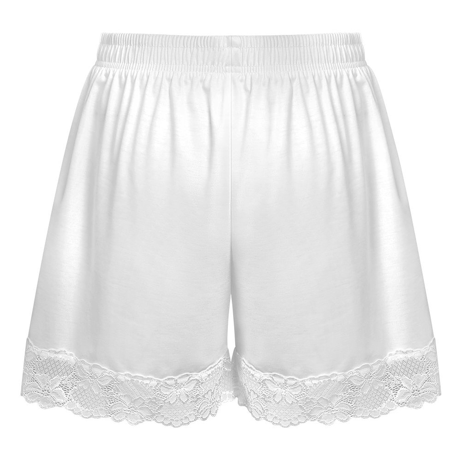 Damespyjamabroek met kanten ra - Elastic Lace Trim recensie en prijs